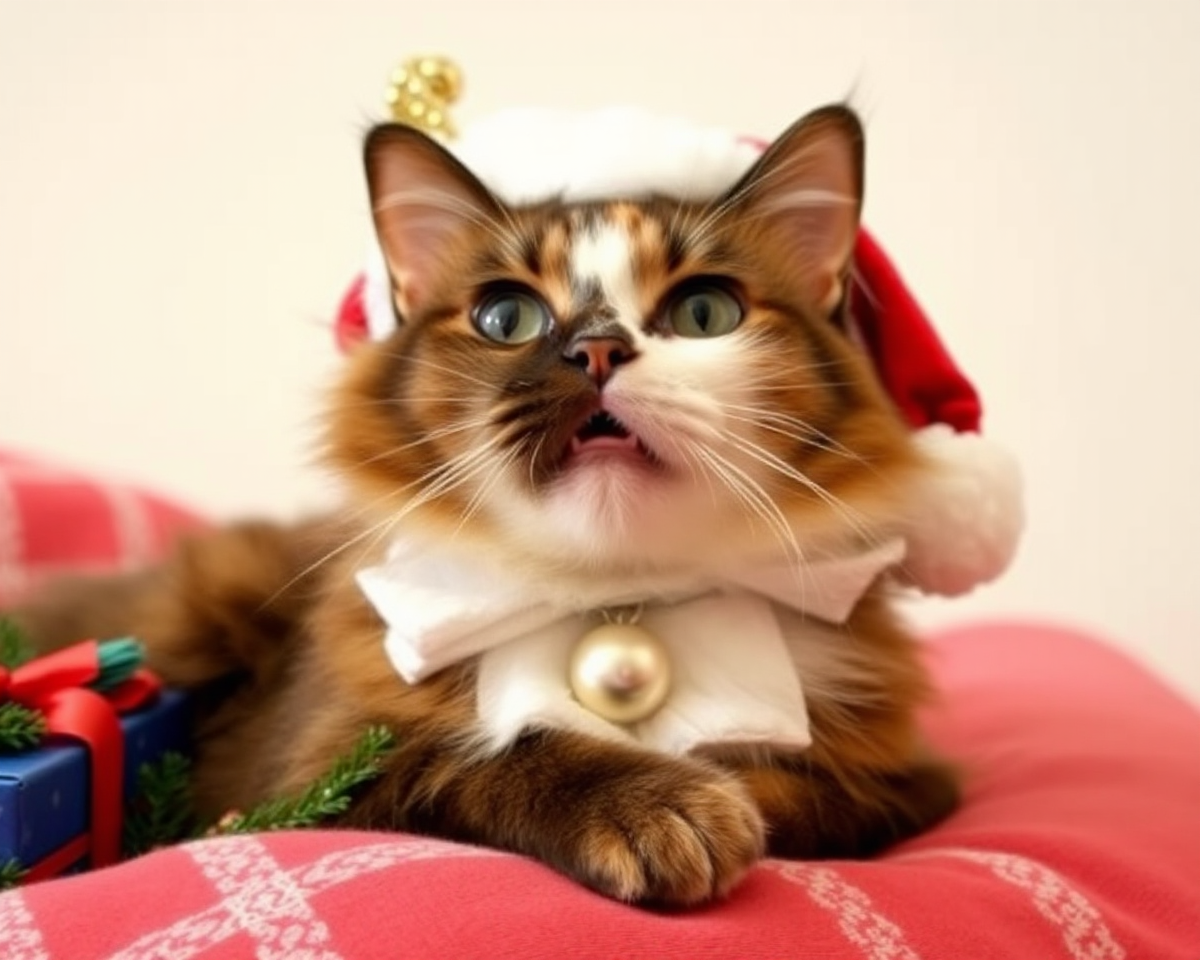 Laughter Guaranteed with Funny Christmas Cat Pictures