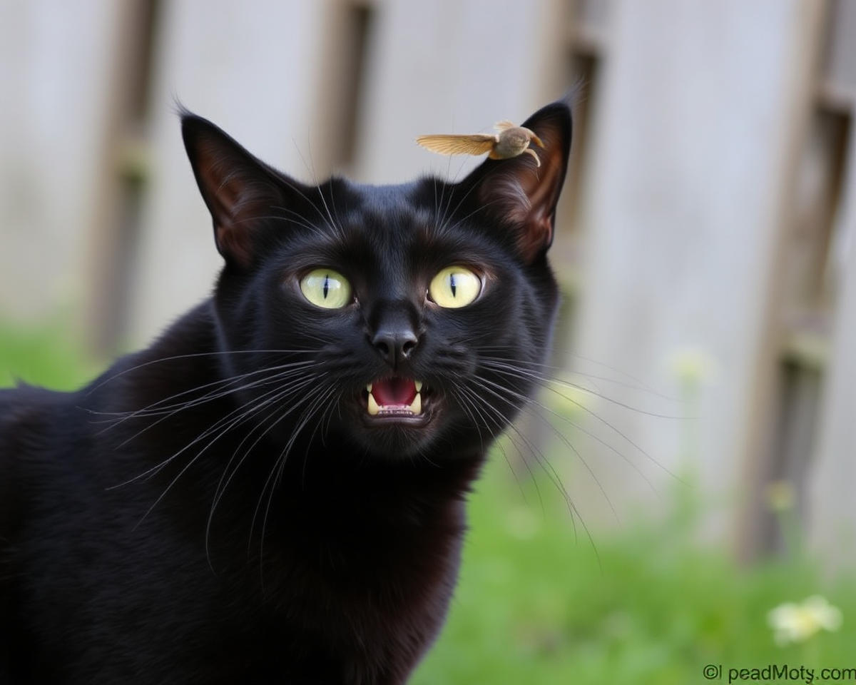 Funny Black Cat Photos for Silly Laughter