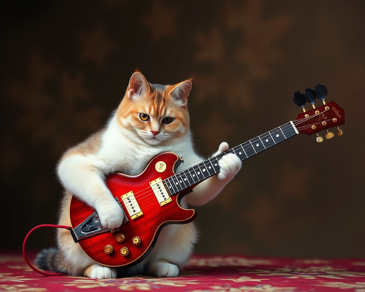 Cat's Musical Moment