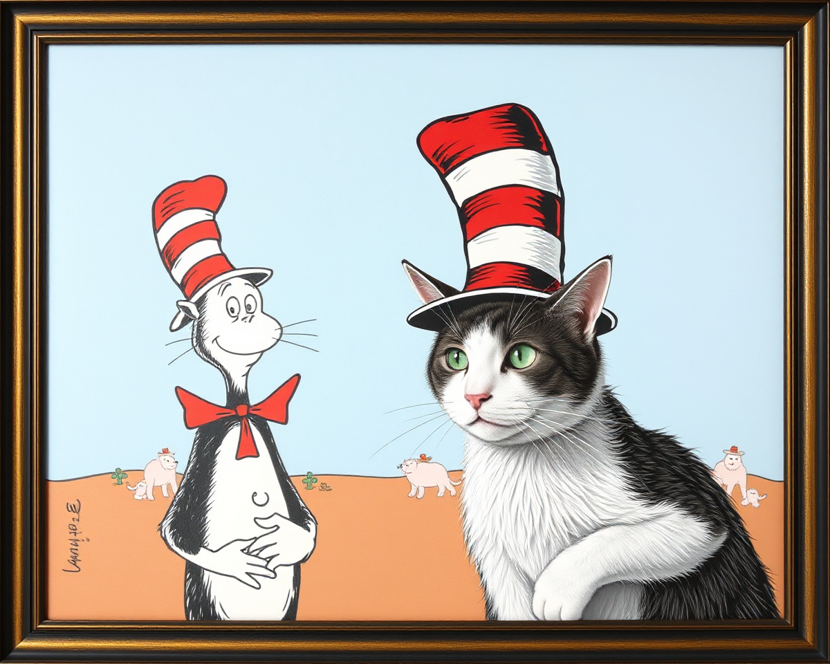 The Cat and the Hat Pictures Description