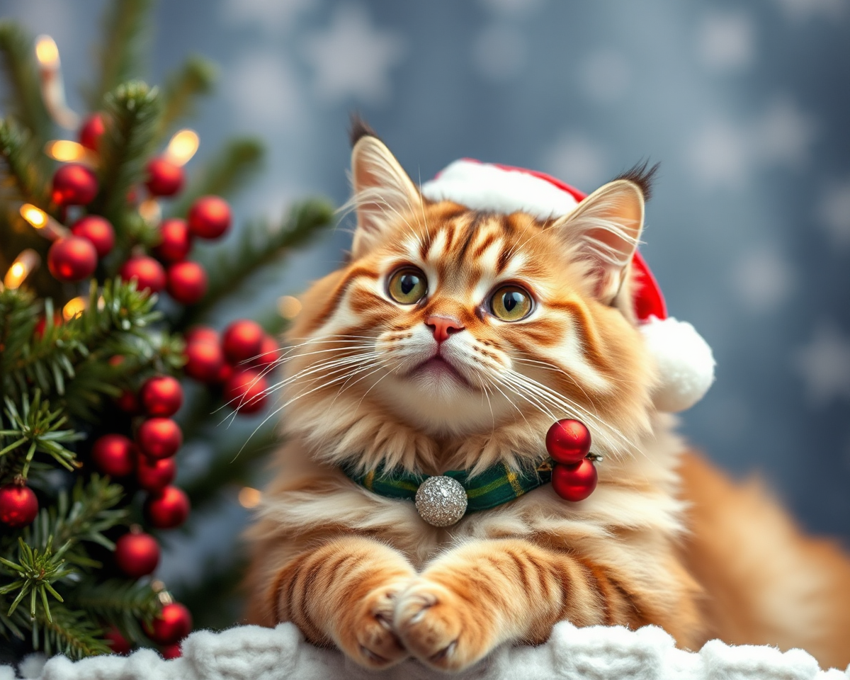 Funny Cat Christmas Pictures Are So Amusing