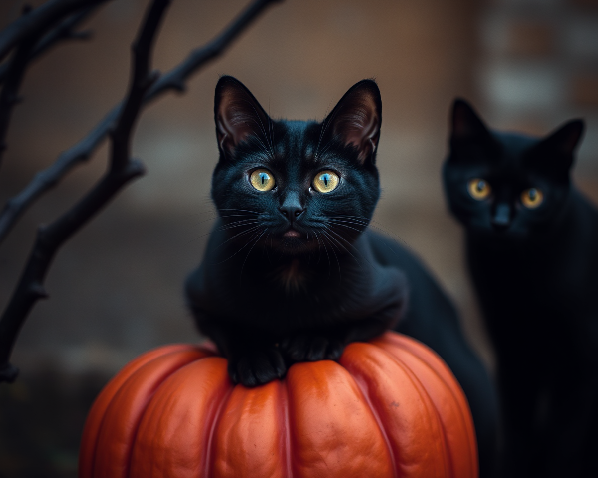 Halloween Black Cat Picture Gallery