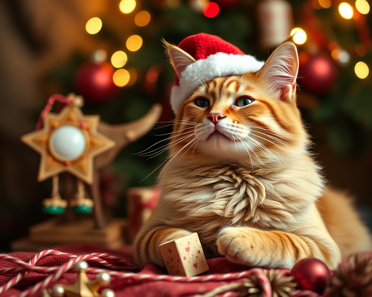 Funny Cat Christmas Pictures Bring Joy Always