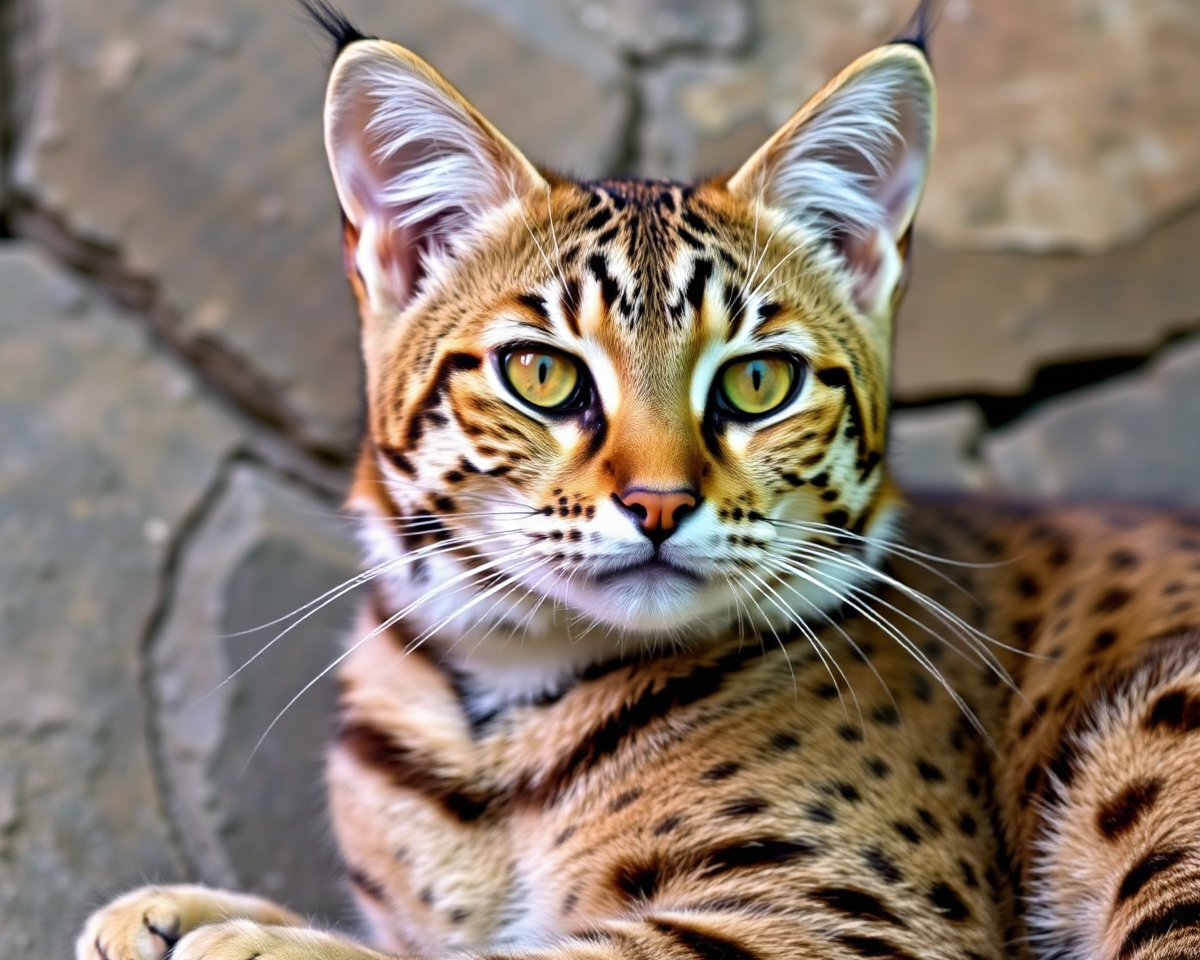 Bobcat and Domestic Cat Hybridization Pictures