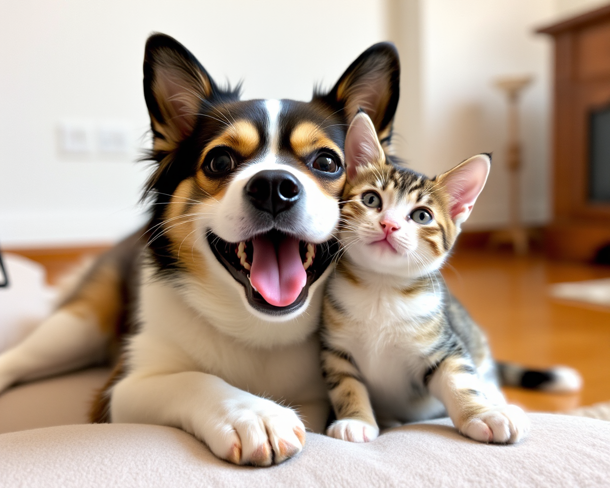 Laughter Ensues with Funny Dogs and Cats Images