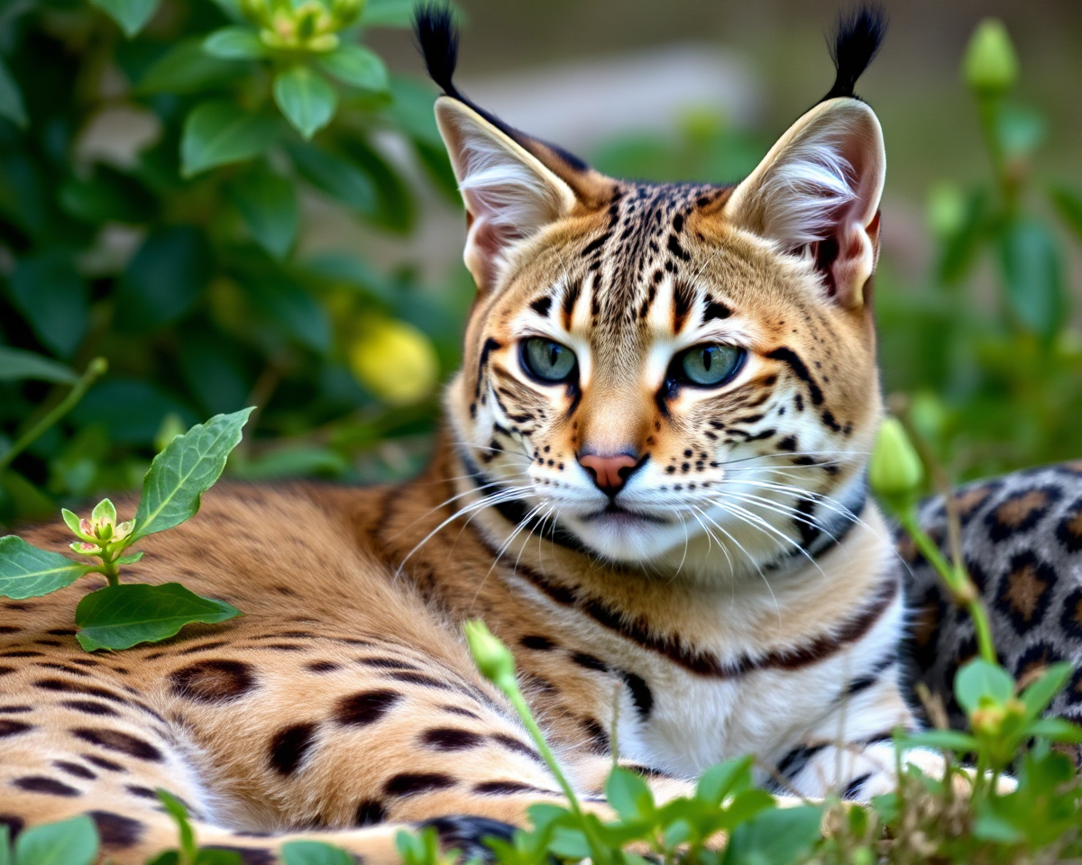 Domestic Cat and Bobcat Mix Breed Pictures