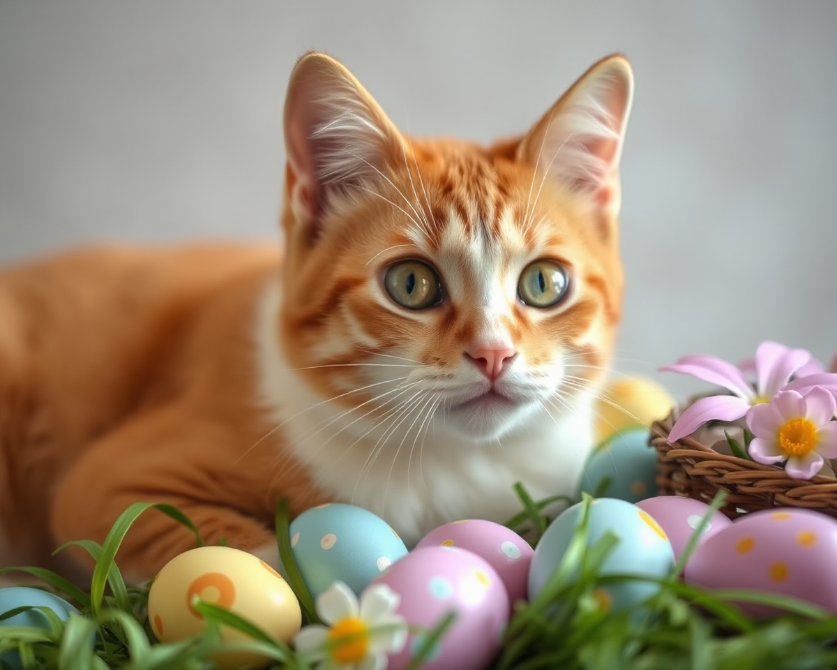 Cat Easter Pictures: A Whimsical Holiday Treat