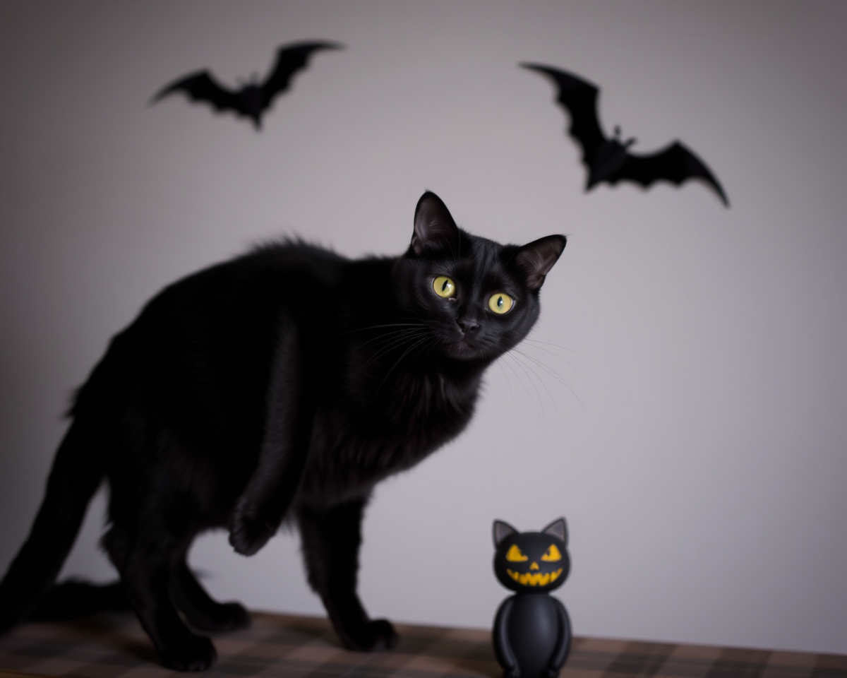 Creepy Black Cat Images for Halloween Fun