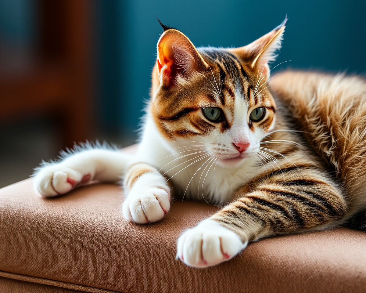 Cat Photo Shoot in Studio Lighting