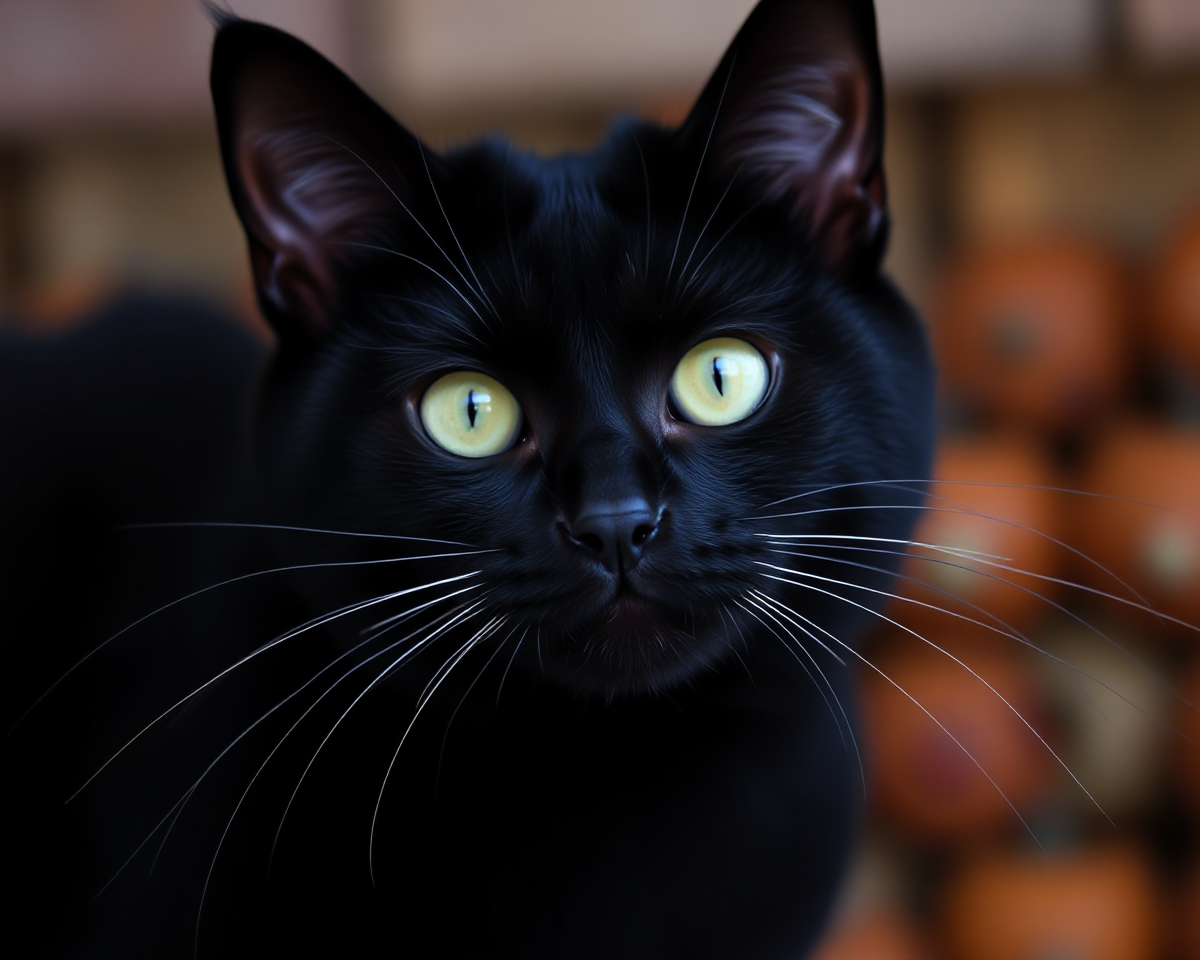 Halloween Black Cat Pictures for Kids' Costumes