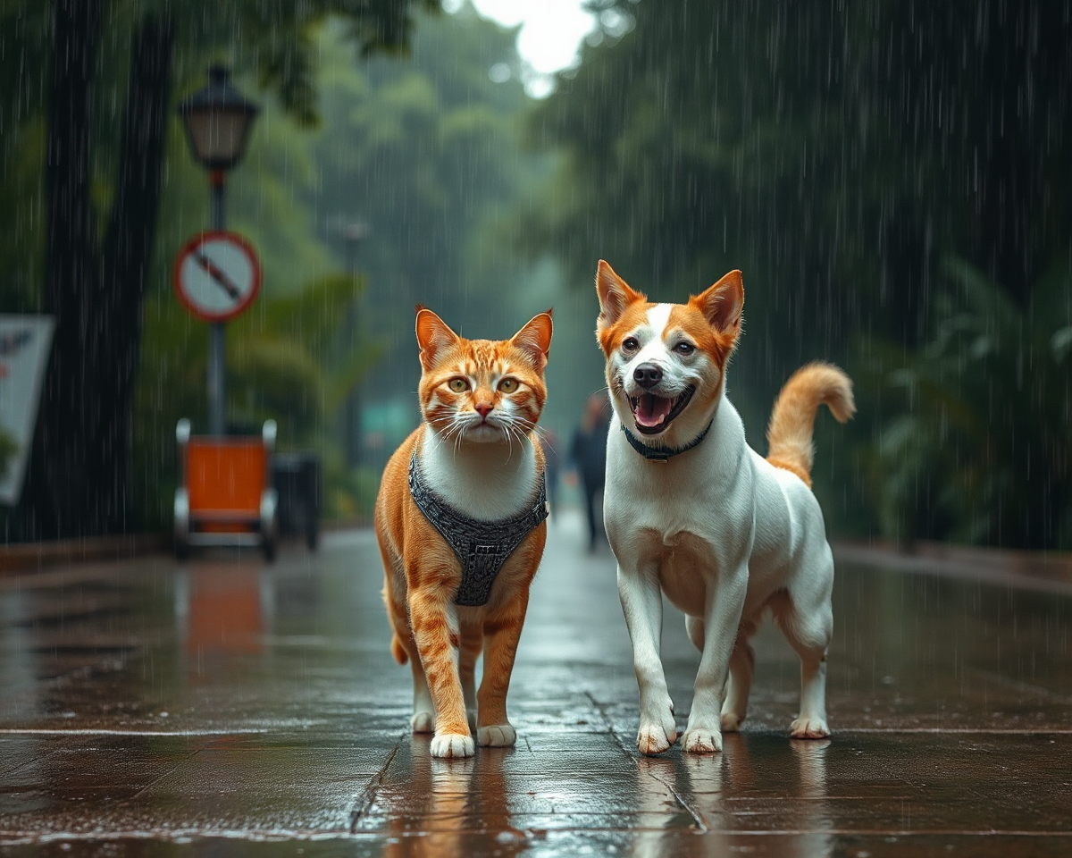 Amazing Images of Raining Cats and Dogs Occurrence