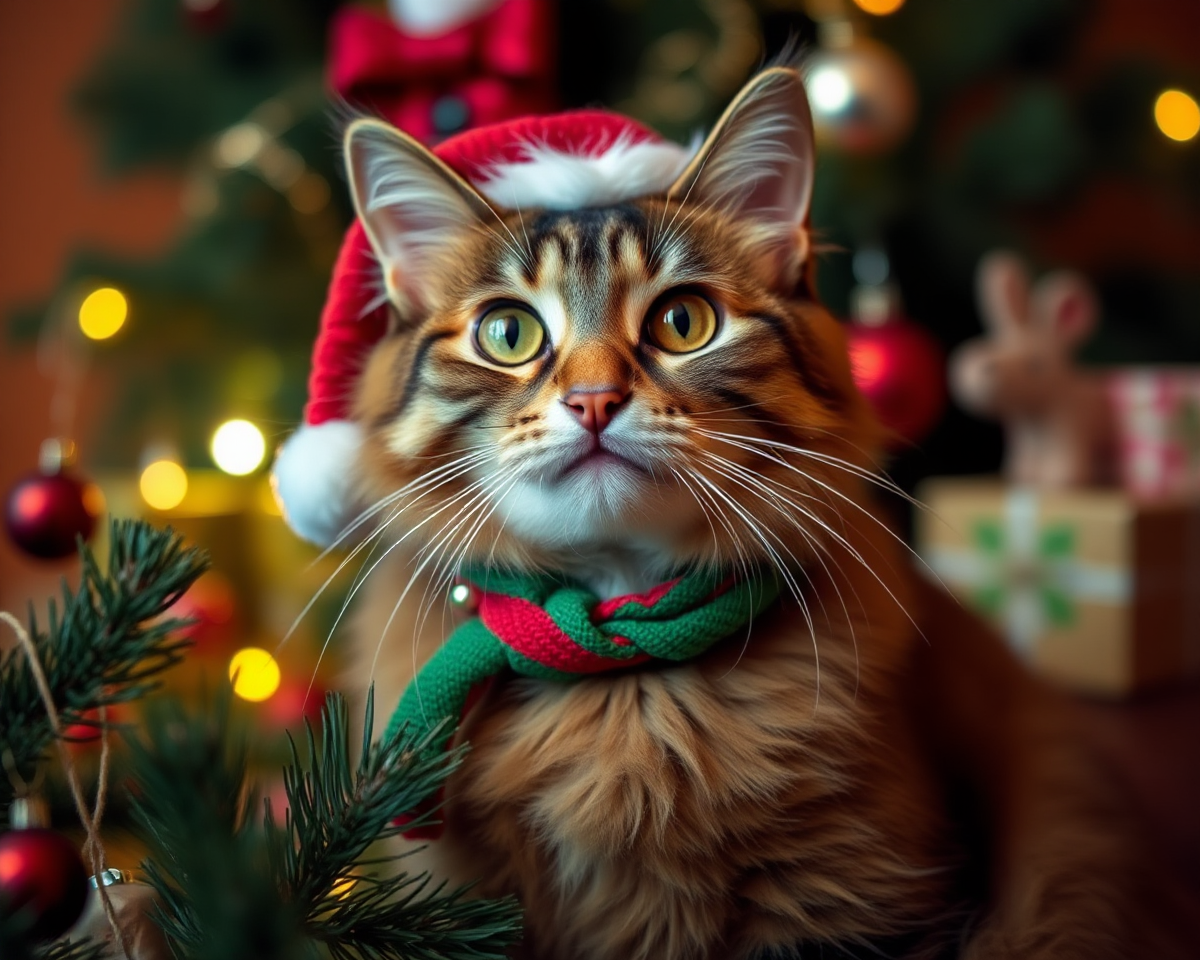 Funny Christmas Pictures of Cats Are Everywhere