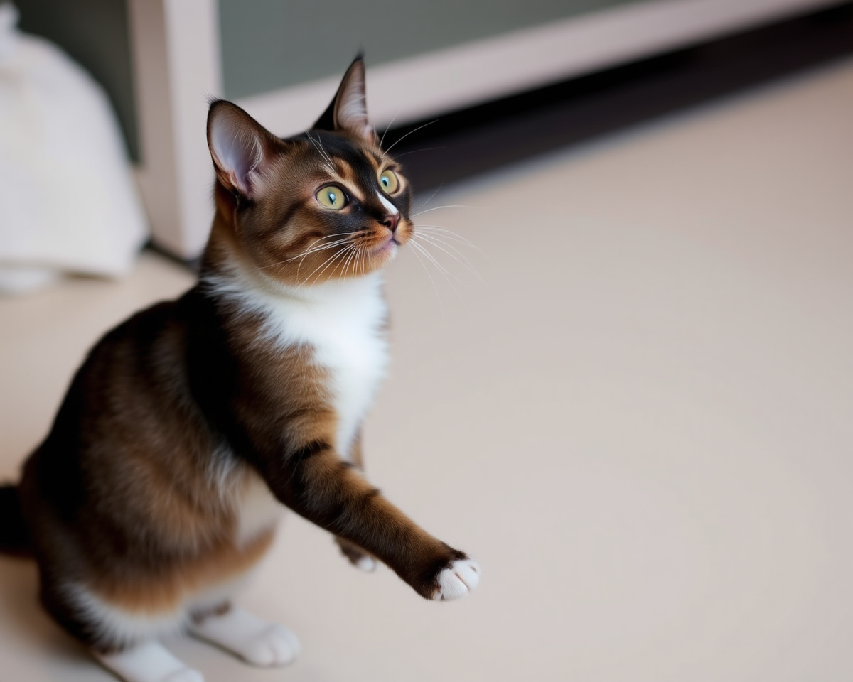 Cat Dancing Images in Vibrant Colors Captured