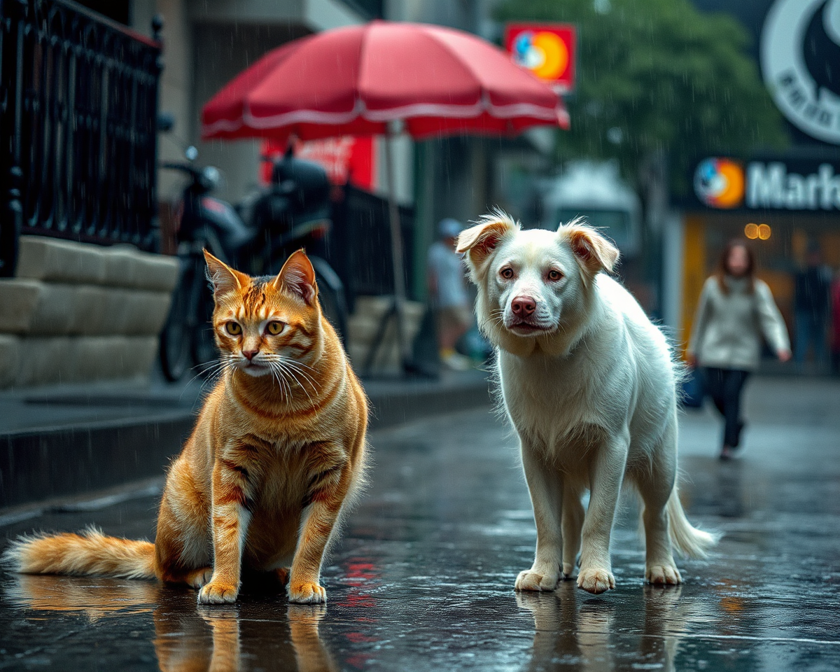 Raining Cats and Dogs Photos: Heavy Rainfall and Stormy Weather