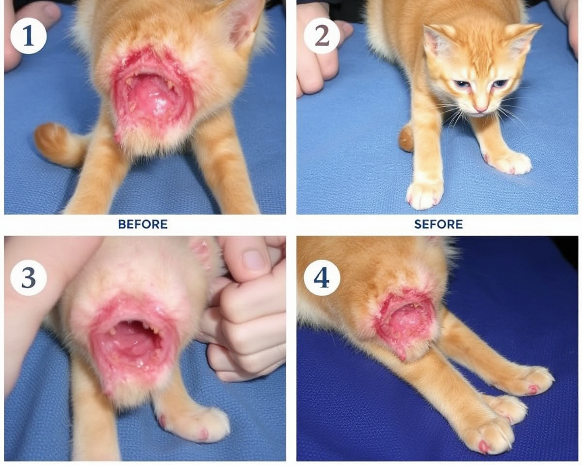 The Stages of Cat Wound Healing with Pictures Illustrated