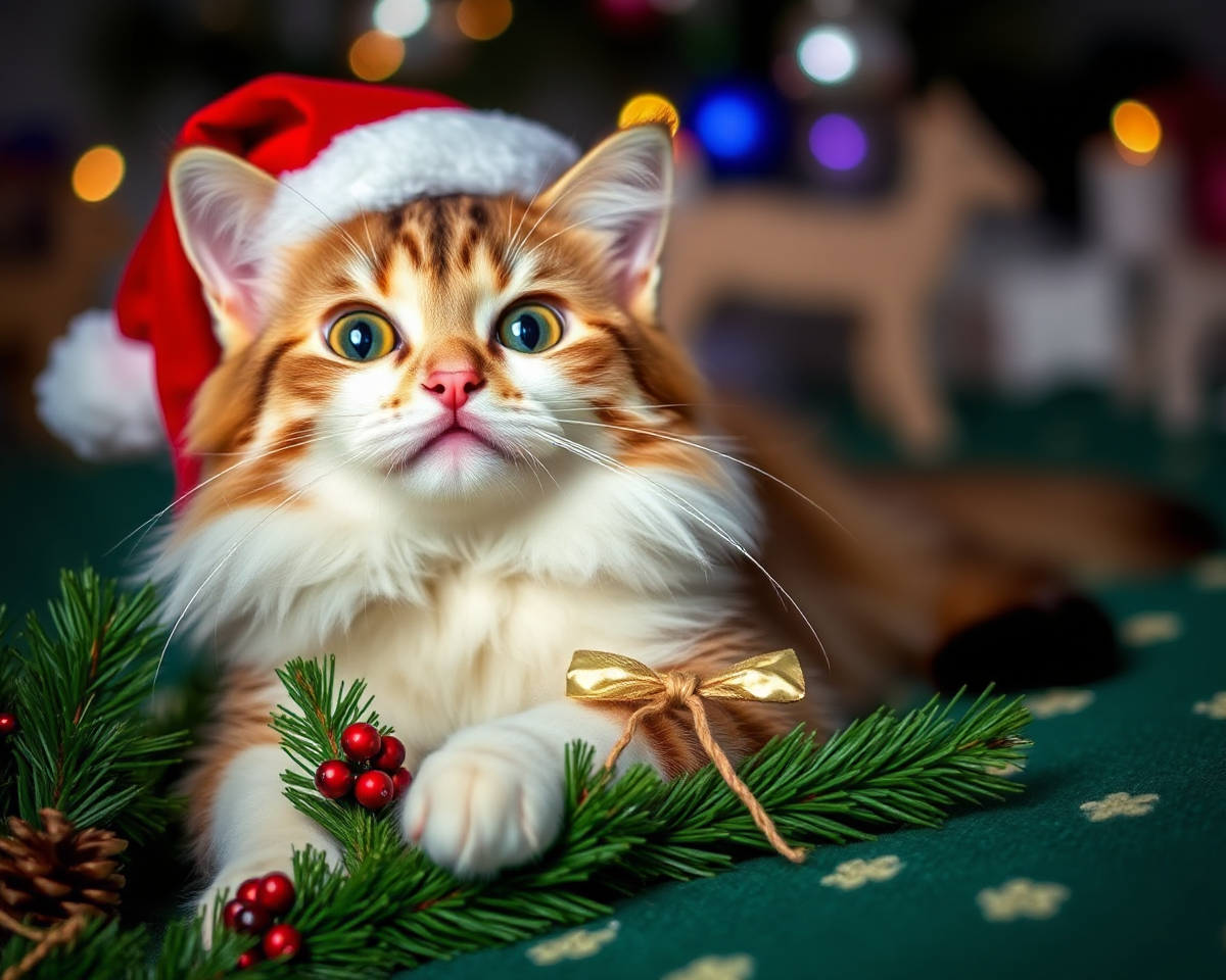 Funny Christmas Cat Photos to Make You Smile