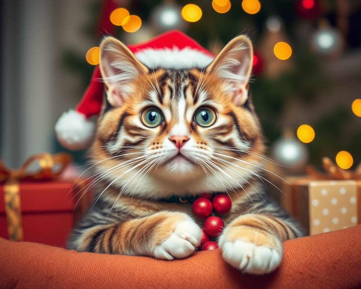 Christmas Cat Pictures Funny and Joyful Moments