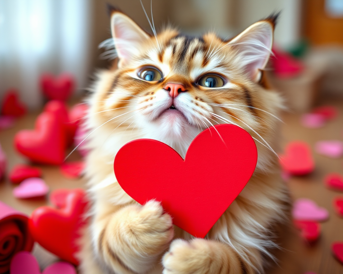 Funny Cat Valentines Day Pictures for Fun