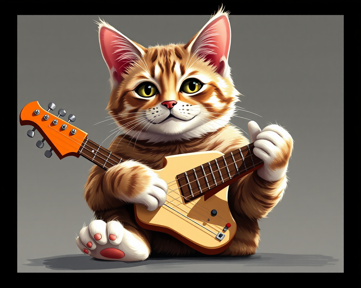 Cat's Guitar Session: A Digital Masterpiece