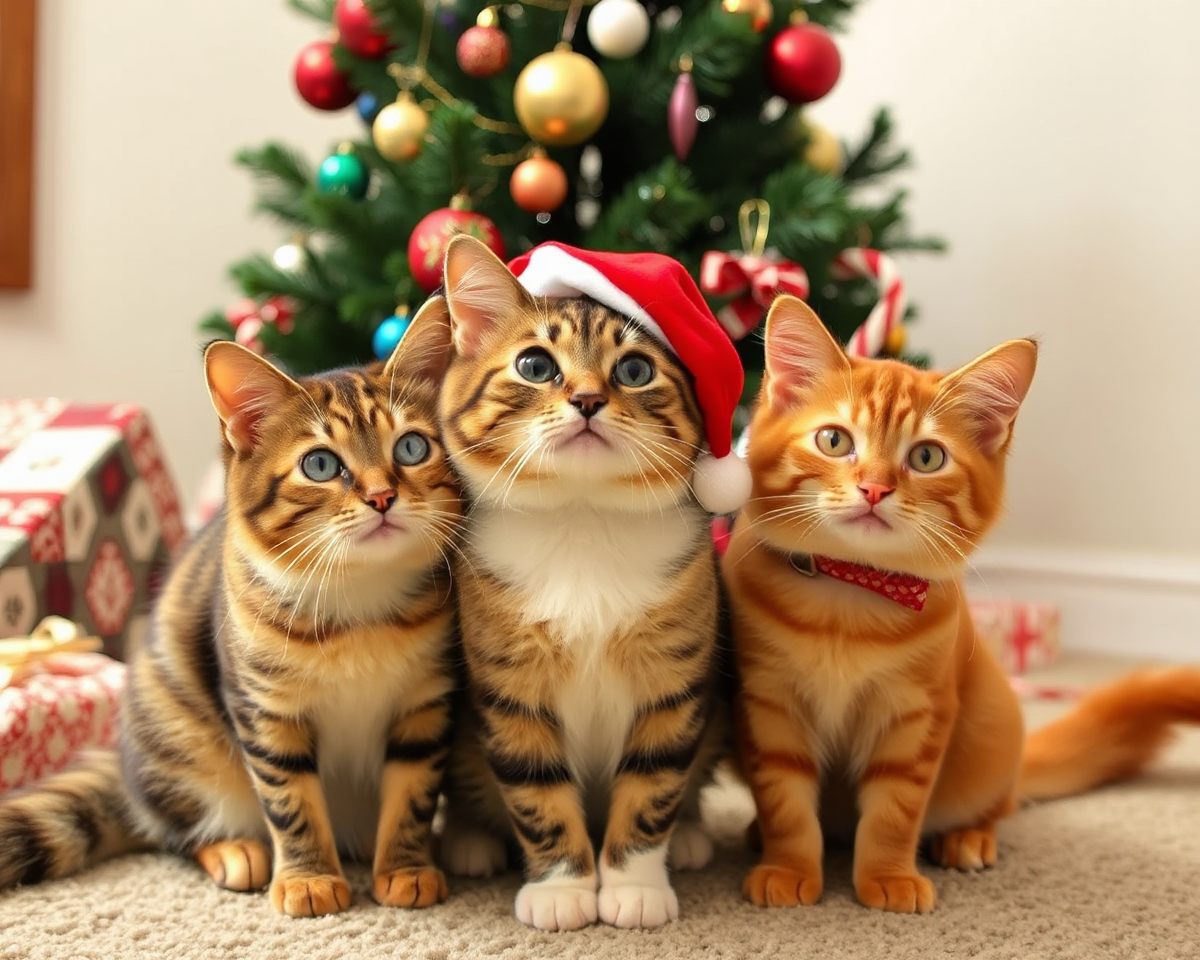 Funny Christmas Pictures of Cats to See