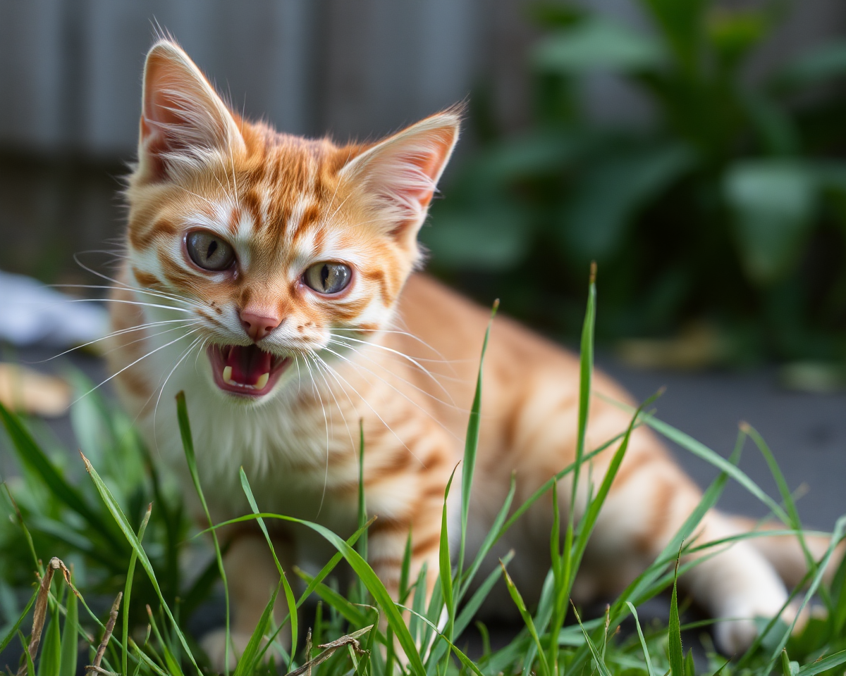 Cursed Cat Picture: Whimsical Feline Portrait of Fate