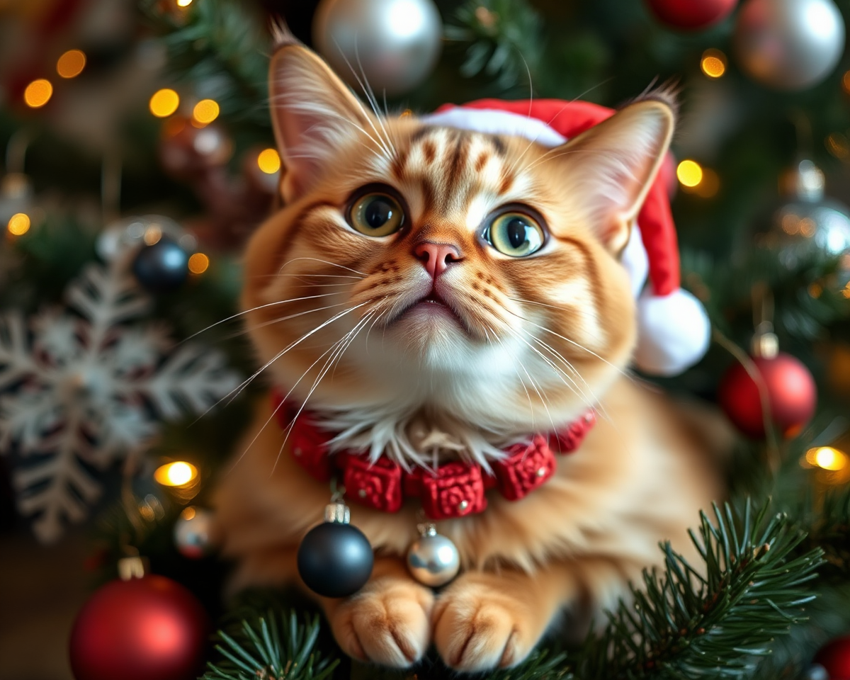 Funny Christmas Cat Photos for a Fun Holiday