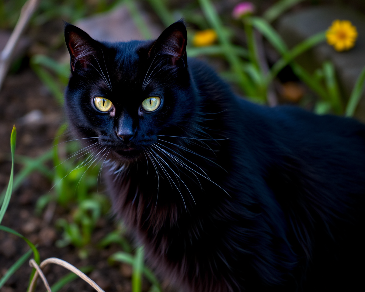 Spooky Black Cats for Halloween Decor