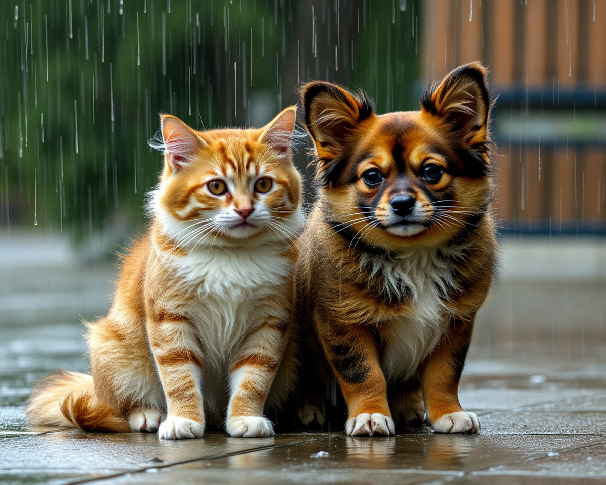 Rare Footage of Raining Cats and Dogs Uncovered