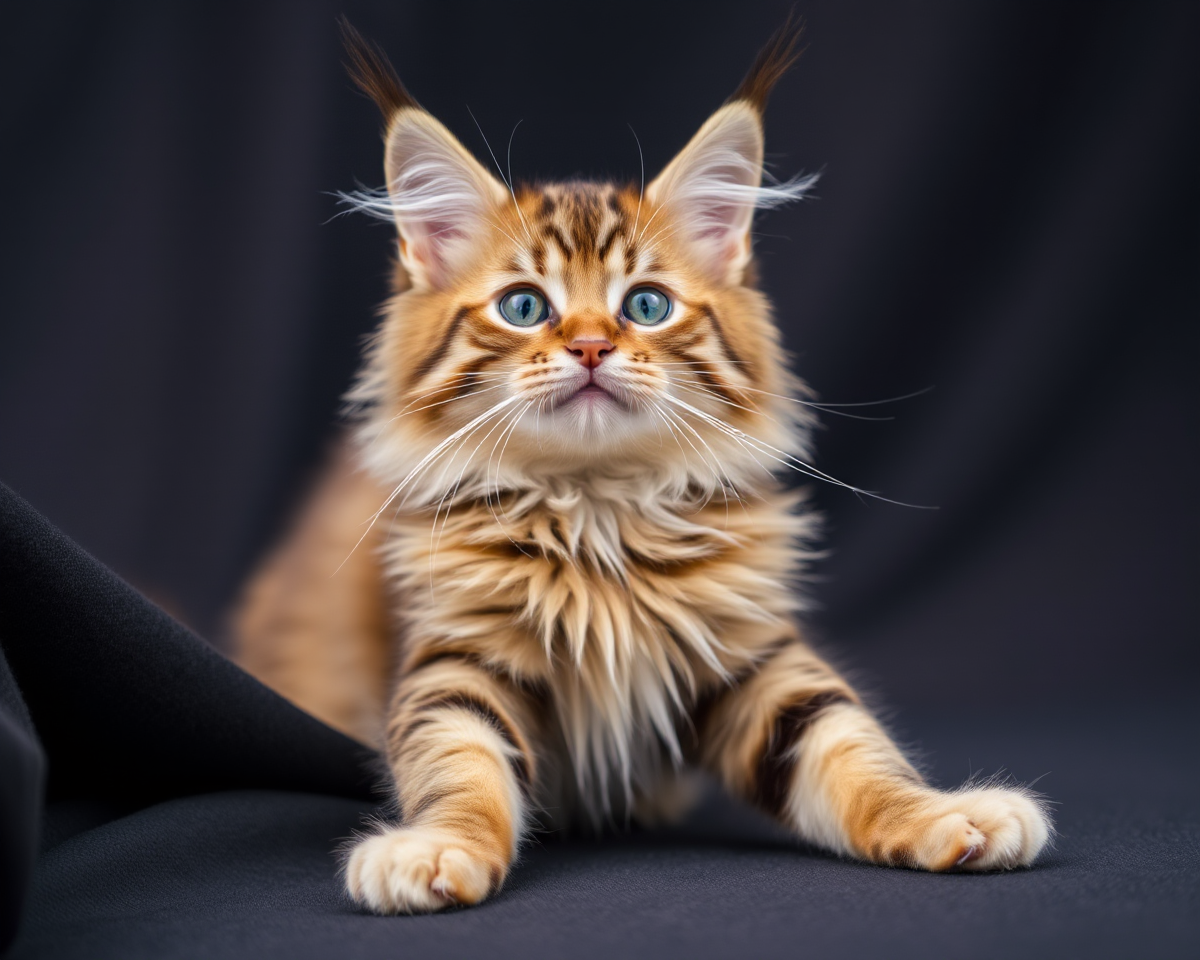 Maine Coon Cat Kitten Pictures: Playful Pounces and Cuddles Galore