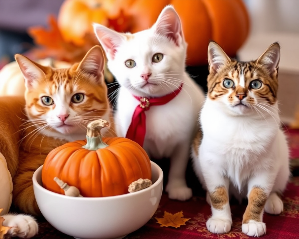 Cats and Thanksgiving Pictures: A Feline Feast