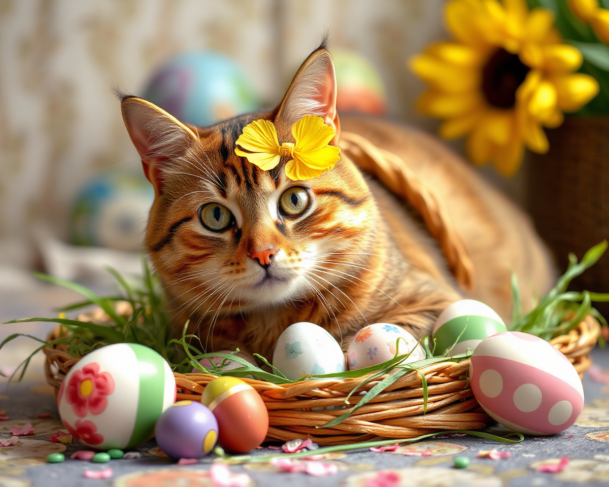 Cat Easter Pictures: Unique Photo Opportunities