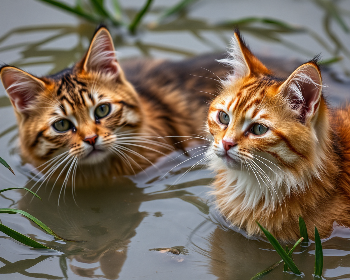 Wet Cats' Images Evoke Emotional Connection with Viewers