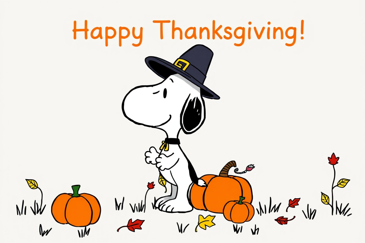 Snoopy's Happy Thanksgiving Image Gallery