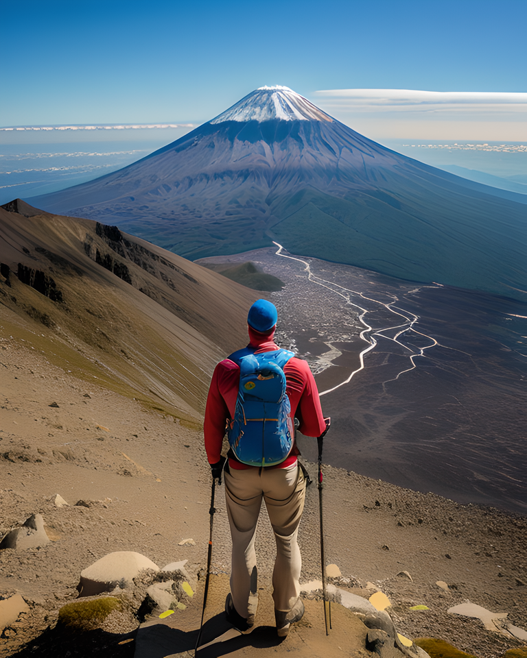 Breathtaking View of Mount Fuji from Summit