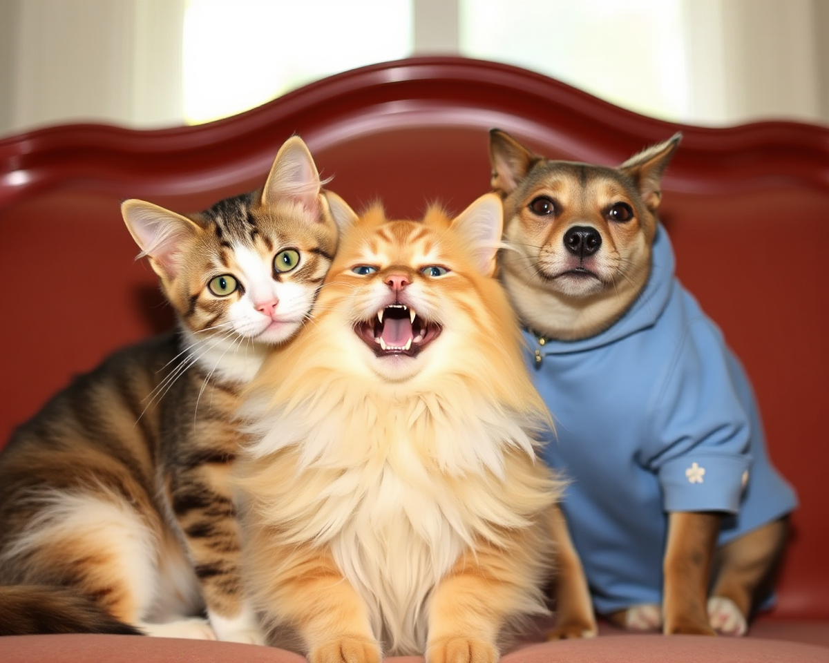 Funny Animals Pictures of Cats and Dogs Together