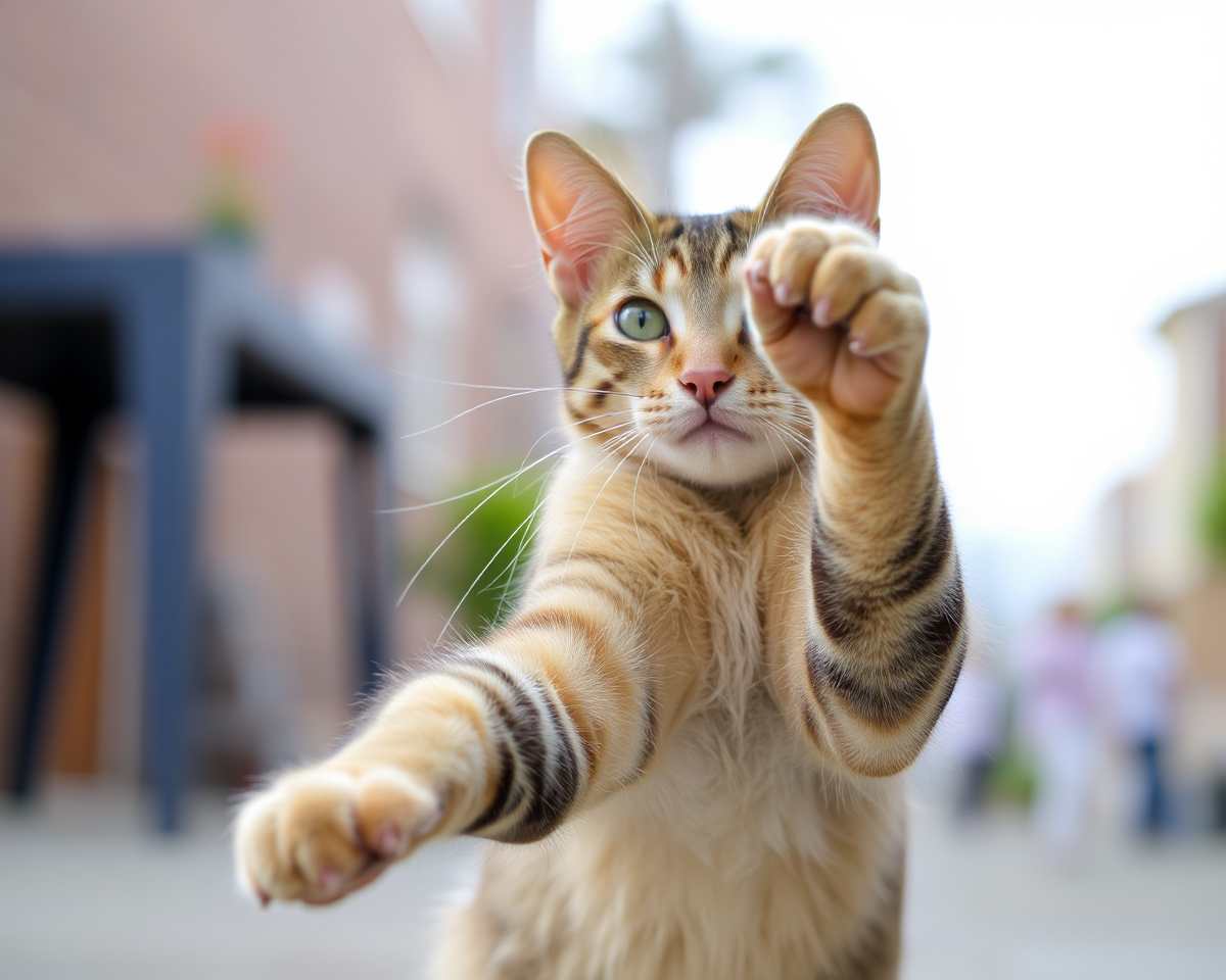 Cat Taking a Picture: Paws and Cameras Unite